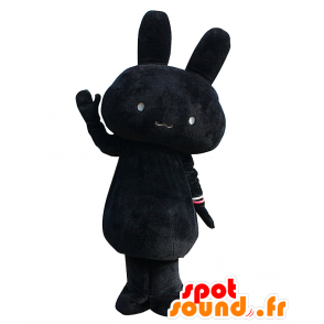 Mascotte de Usapon, lapin, de créature noir trait classe - MASFR26536 - Mascottes Yuru-Chara Japonaises