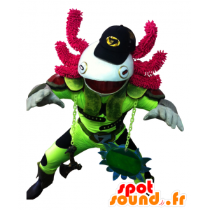 Μασκότ Kappa Σαλαμάνδρα, αξολότλ, ντυμένοι με ninja - Ιαπωνικές μασκότ Yuru-Chara - MASFR26548 - SpotSound.fr