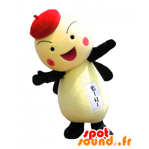 Mascot Morley, pirilampo amarelo, preto e vermelho - MASFR26550 - Yuru-Chara Mascotes japoneses
