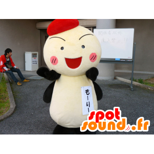 Mascot Morley, luciérnaga amarillo, negro y rojo - MASFR26550 - Yuru-Chara mascotas japonesas