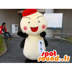 Mascot Morley, glimworm geel, zwart en rood - MASFR26550 - Yuru-Chara Japanse Mascottes