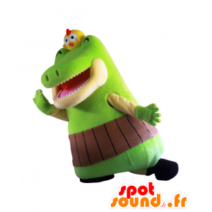 Minatogawani mascot, green crocodile, very funny - MASFR26557 - Yuru-Chara Japanese mascots