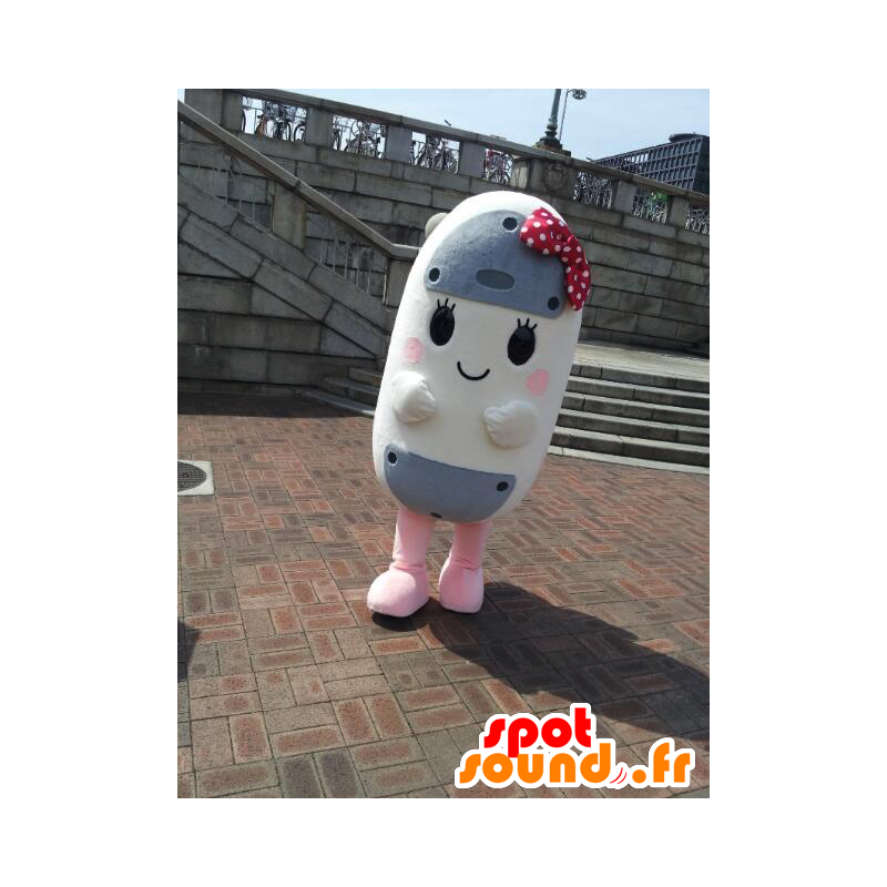 Your Tsupu mascot representing a white and gray tap - MASFR26560 - Yuru-Chara Japanese mascots