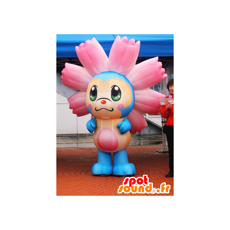 My Kos mascot, pink and blue flower, very cute Iwafune - MASFR26561 - Yuru-Chara Japanese mascots