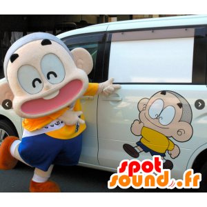 Mascot Bonchikun, pessoa famosa com um grande sorriso - MASFR26562 - Yuru-Chara Mascotes japoneses