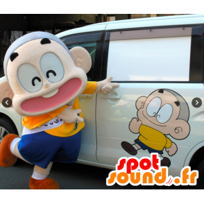 Mascot Bonchikun, pessoa famosa com um grande sorriso - MASFR26562 - Yuru-Chara Mascotes japoneses