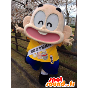 Mascot Bonchikun, pessoa famosa com um grande sorriso - MASFR26562 - Yuru-Chara Mascotes japoneses