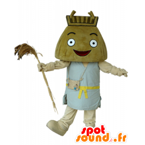Torobe mascot, brown broom - MASFR26567 - Yuru-Chara Japanese mascots
