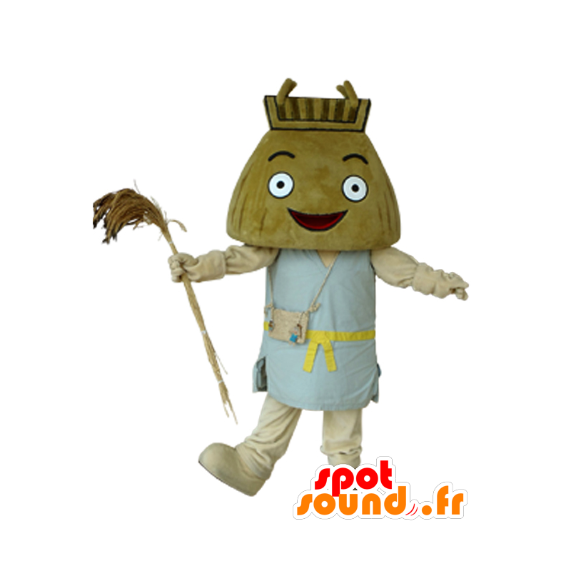 Torobe mascotte, scopa marrone - MASFR26567 - Yuru-Chara mascotte giapponese