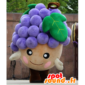 Gureppi mascot, a giant bunch of grapes - MASFR26583 - Yuru-Chara Japanese mascots