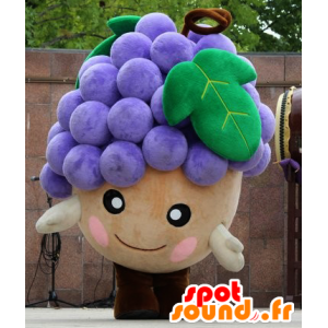 Mascot Gureppi, gigantisk haug med druer - MASFR26583 - Yuru-Chara japanske Mascots