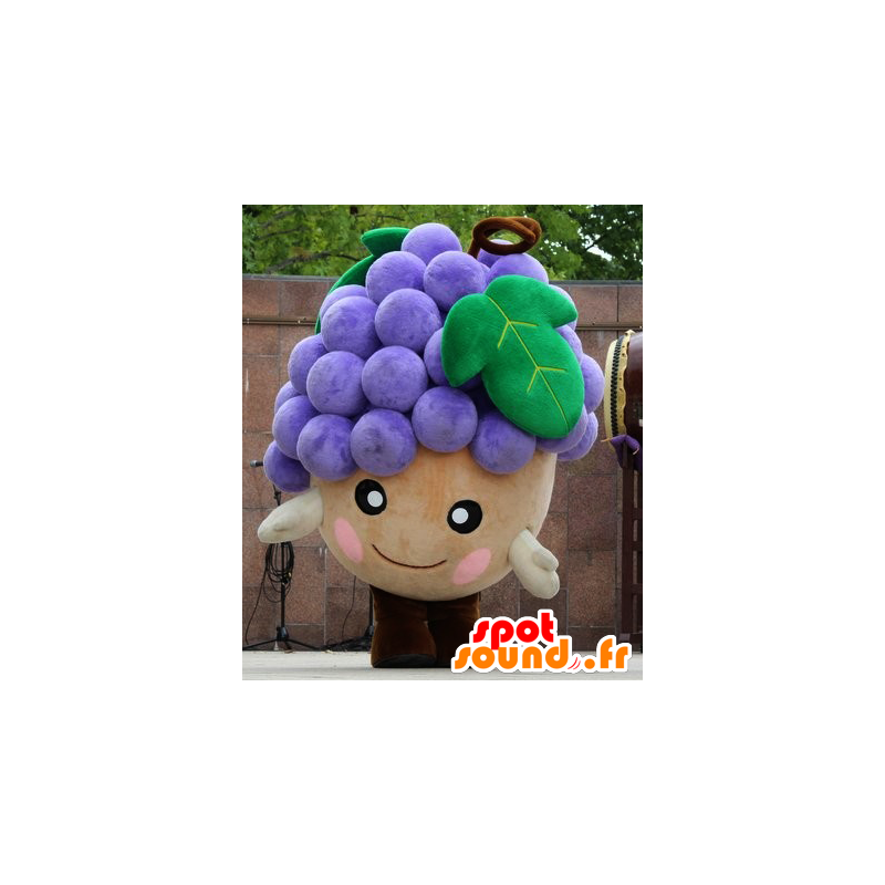 Mascot Gureppi, reuze tros druiven - MASFR26583 - Yuru-Chara Japanse Mascottes