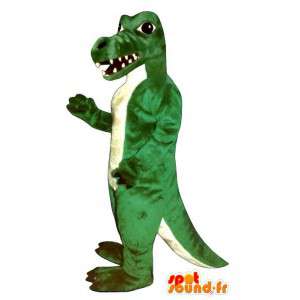 Krokodille maskot, grøn dinosaur - Spotsound maskot kostume
