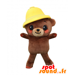 Kamikki mascot, teddy with a bell on the head - MASFR26587 - Yuru-Chara Japanese mascots
