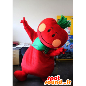 Tomapin mascotte, rosso e pomodori verdi, gigante - MASFR26589 - Yuru-Chara mascotte giapponese