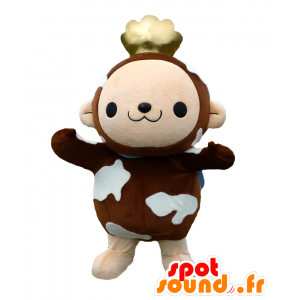 Mascot Saru TSUPU, macaco com uma coroa de ouro - MASFR26594 - Yuru-Chara Mascotes japoneses