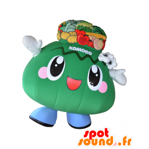 Komoro Maskottchen, grün Mann mit Obst und Gemüse - MASFR26595 - Yuru-Chara japanischen Maskottchen