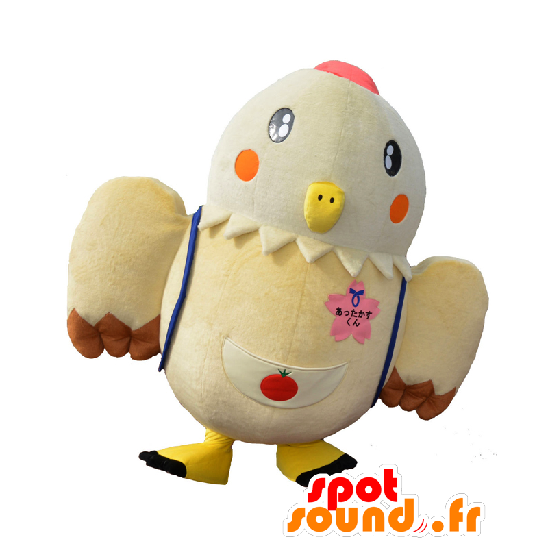 Mentira kun mascota, gran gallina de color beige Kamikawa - MASFR26605 - Yuru-Chara mascotas japonesas