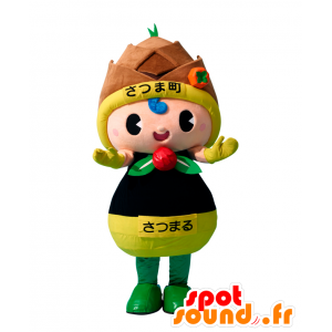 Mascotte de Satsumaru chan, de pomme de pin géante - MASFR26606 - Mascottes Yuru-Chara Japonaises
