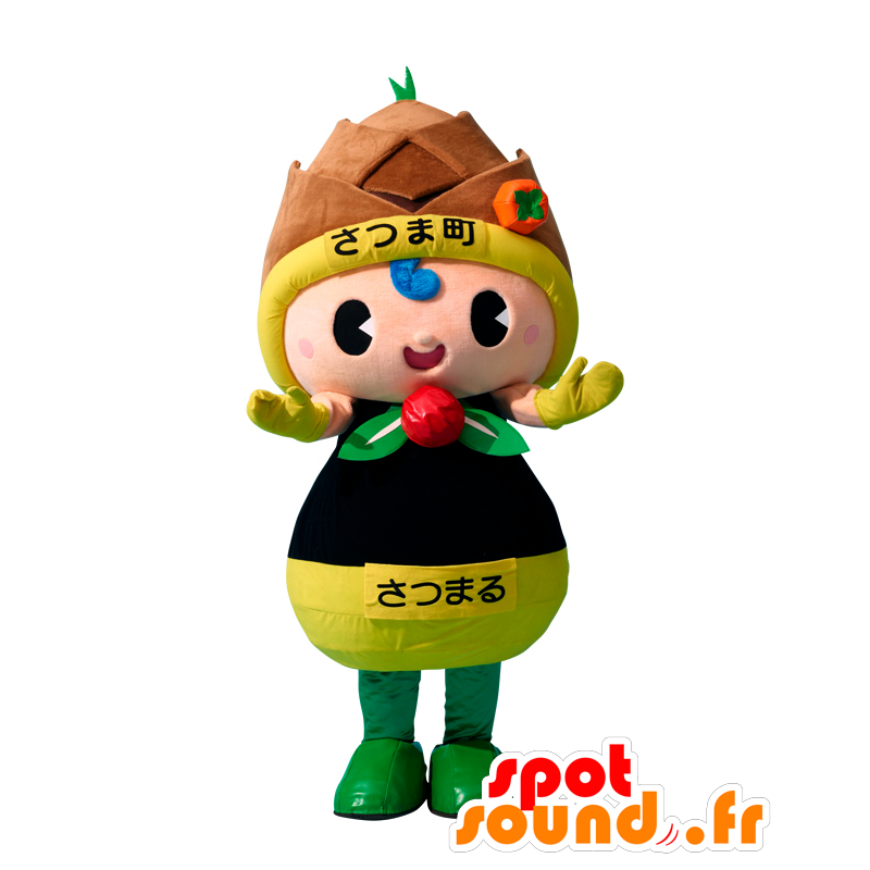 Mascot Satsumaru chan, reuze dennenappel - MASFR26606 - Yuru-Chara Japanse Mascottes