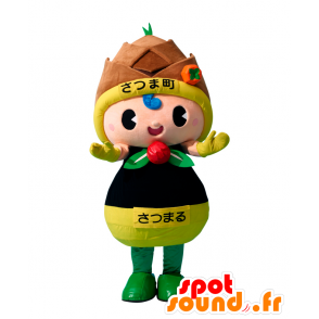 Satsumaru chan mascot, giant pinecone - MASFR26606 - Yuru-Chara Japanese mascots