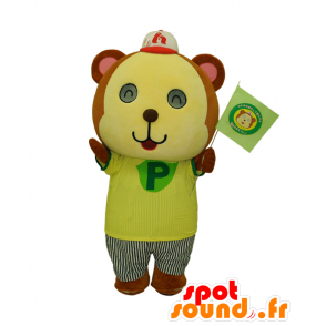 Mascota de Ponta-kun, amarillo y marrón de peluche - MASFR26612 - Yuru-Chara mascotas japonesas