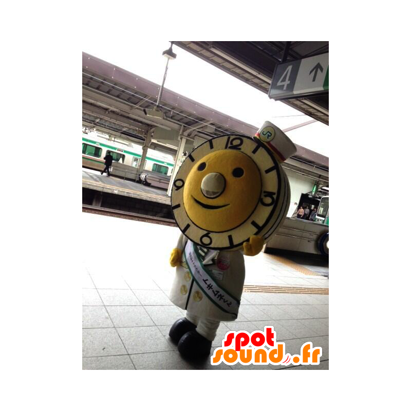 Mascot Tokimune kun reuzeklok Sendai station - MASFR26620 - Yuru-Chara Japanse Mascottes