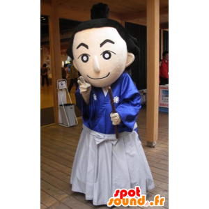 Mascotte de Sakamoto Ryoma-kun, d'homme asiatique - MASFR26622 - Mascottes Yuru-Chara Japonaises