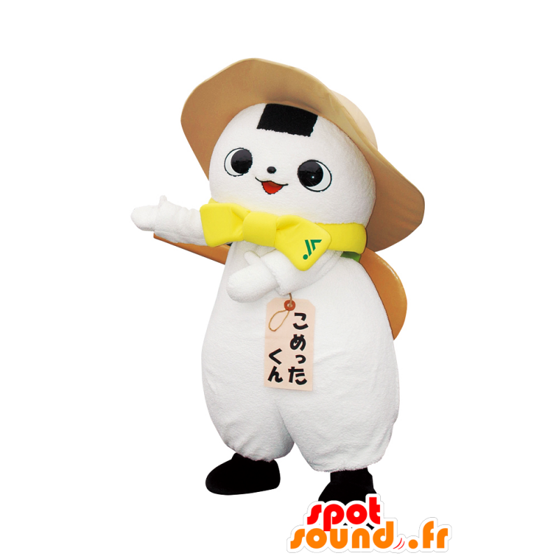 Raramente kun mascotte, l'uomo bianco con un cappello - MASFR26628 - Yuru-Chara mascotte giapponese