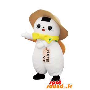 Raramente kun mascotte, l'uomo bianco con un cappello - MASFR26628 - Yuru-Chara mascotte giapponese