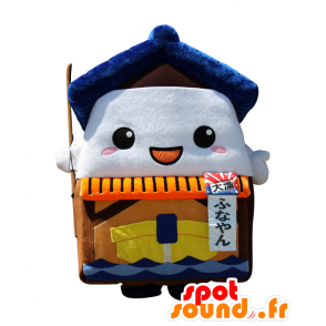 Mascot Funayan, kleurrijke kleine woonboot - MASFR26631 - Yuru-Chara Japanse Mascottes