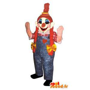Clown-Maskottchen-Frau. Clown Kostüm Mädchen - MASFR006953 - Maskottchen-Frau