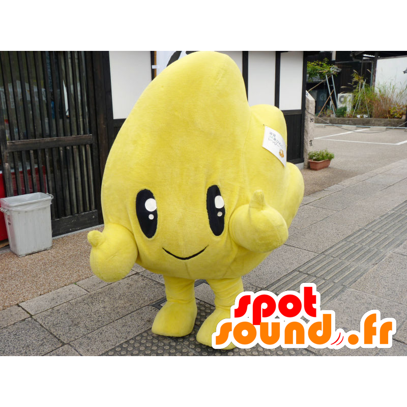 Mascot Ippy, keltainen mies, muodossa E - MASFR26650 - Mascottes Yuru-Chara Japonaises