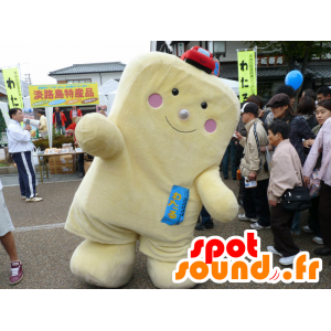 Wataru mascot, representing a bridge with a car - MASFR26654 - Yuru-Chara Japanese mascots