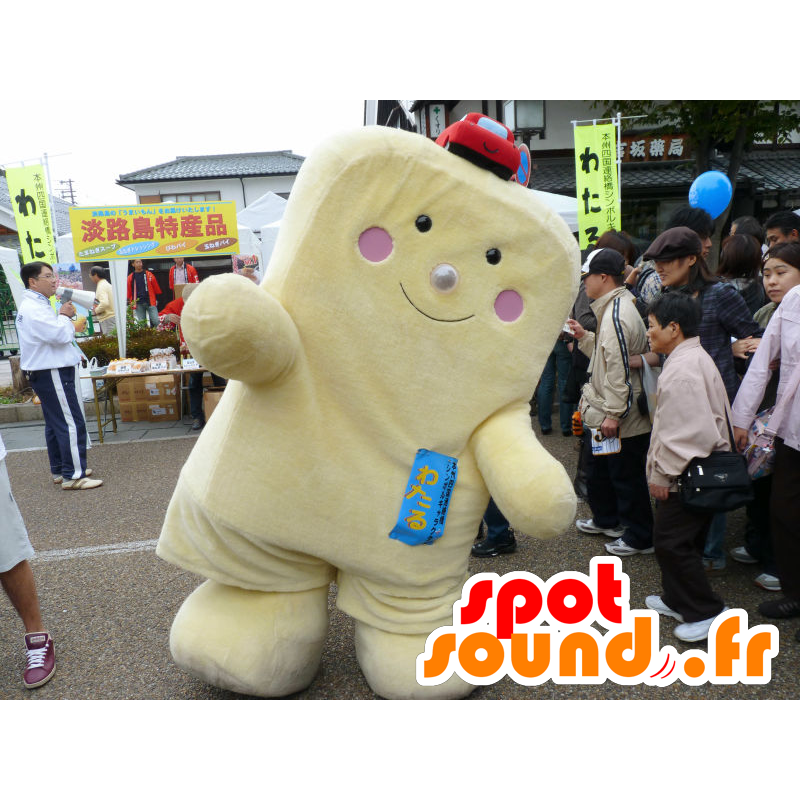 Wataru maskot, som representerer en bro med en bil - MASFR26654 - Yuru-Chara japanske Mascots