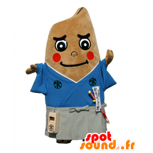 Mascot Sota Bushy-kun, brun mann kledd i samurai - MASFR26656 - Yuru-Chara japanske Mascots