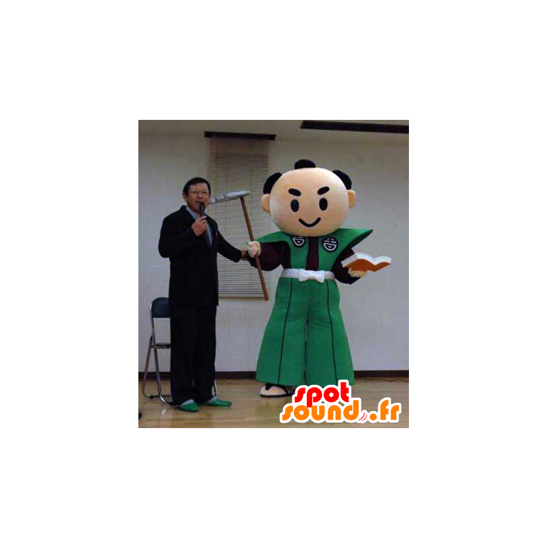 Mascot Hokokun, samurai, taistelulajien mestari - MASFR26665 - Mascottes Yuru-Chara Japonaises