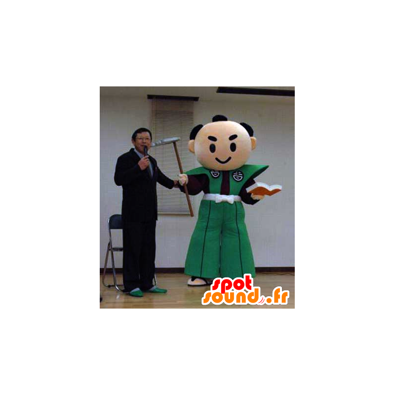 Mascotte Hokokun, samouraï, meester in vechtkunst - Japanse Yuru-Chara-mascottes - MASFR26665 - SpotSound.fr