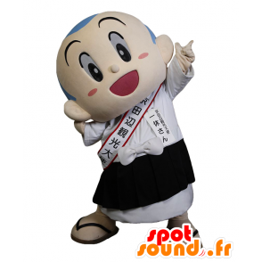 Mascot Ikkyu, gutt med blått hår - MASFR26672 - Yuru-Chara japanske Mascots