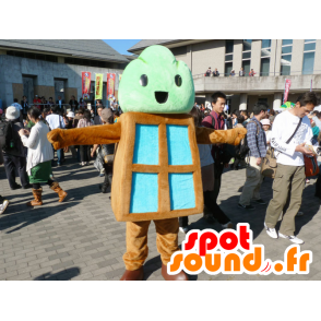 Yamada maskot, træ, kæmpe vindue - Spotsound maskot kostume