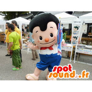 Mascot Katodennosuke jongen blauwe en witte outfit - MASFR26681 - Yuru-Chara Japanse Mascottes