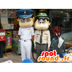 Mascots Prince Pickles and Parsley chan, in costume - MASFR26688 - Yuru-Chara Japanese mascots