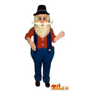 Mascotte de vieil homme, de chercheur d'or - MASFR006958 - Mascottes Homme