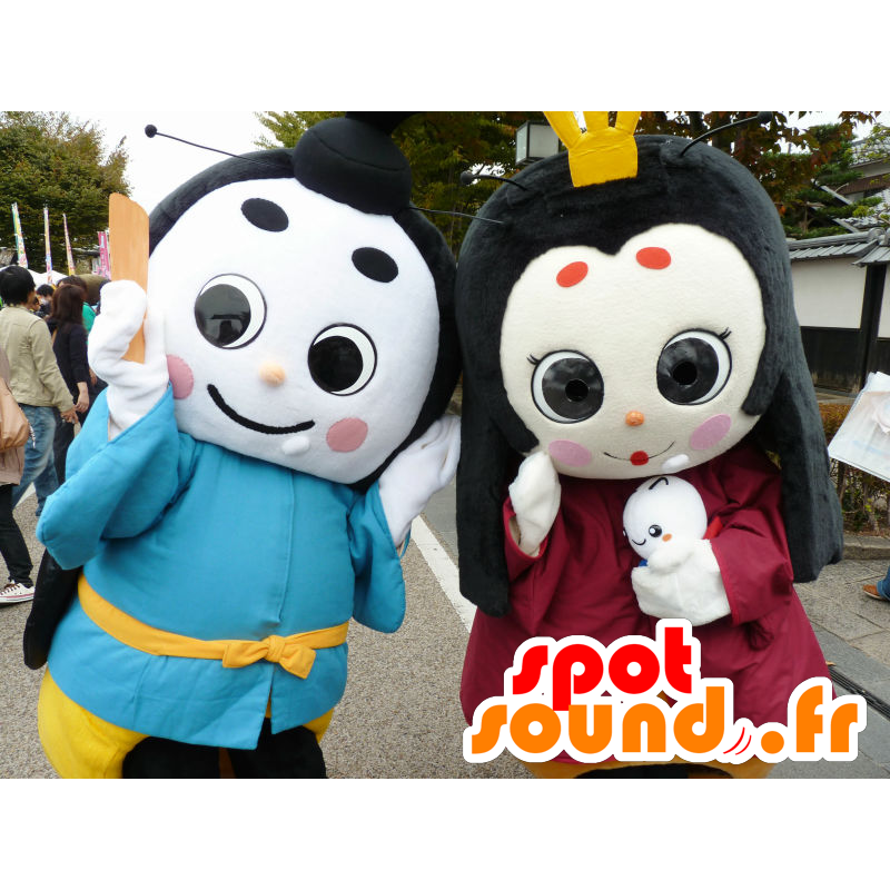 Mascots of Genji Paparu og Princess Mamaru - Spotsound maskot