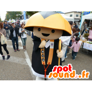 Mascotte de Koya kun, d'homme japonais, avec un grand chapeau - MASFR26698 - Mascottes Yuru-Chara Japonaises
