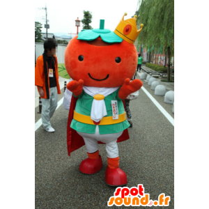 Mascot Oyster Prince, Prince of ostereita, punainen ja vihreä - MASFR26714 - Mascottes Yuru-Chara Japonaises