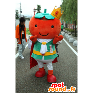 Mascot Oyster Prins, Prins van oesters, rood en groen - MASFR26714 - Yuru-Chara Japanse Mascottes