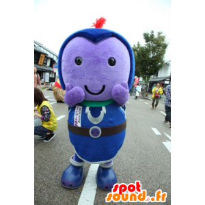 Captain Pione mascot, purple and blue man - MASFR26721 - Yuru-Chara Japanese mascots