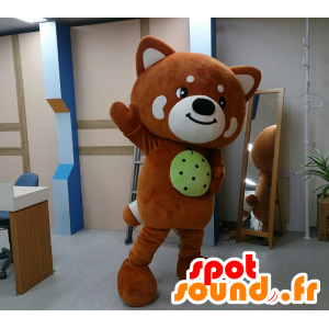 Mascot Nashimaru Ichikawa, braune und weiße Fuchs - MASFR26723 - Yuru-Chara japanischen Maskottchen