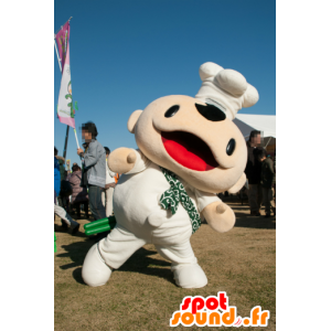 Innenriks maskot, kokk med en lue - MASFR26729 - Yuru-Chara japanske Mascots